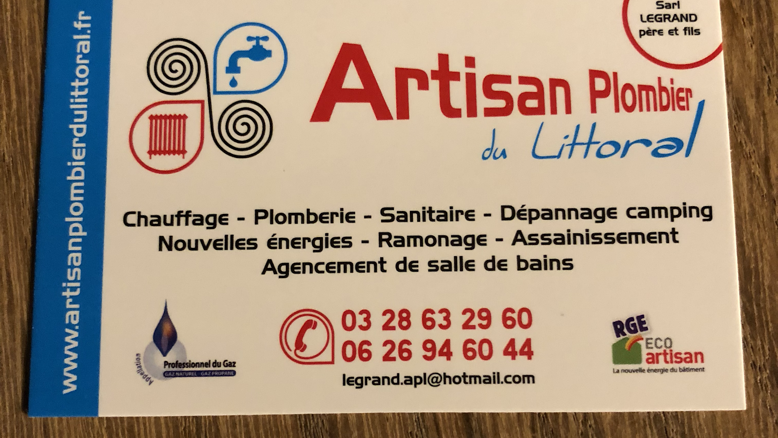 Logo de ARTISAN PLOMBIER LITTORAL